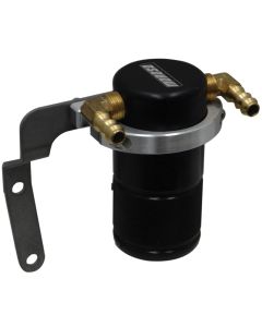 Moroso 14-19 Chevrolet Corvette (Non ZO6) Air/Oil Separator Catch Can - Small Body - Billet Alum -Bk - 85687