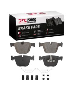 DFC 09-17 BMW 550i GT Rear 5000 Advanced Low Metallic Brake Pads and Hardware Kit - 1552-0919-11
