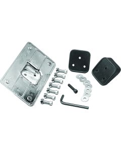 Chrome Laydown License Holder - Kuryakyn 9165 Universal