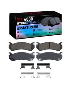DFC 99-13 Cadillac Escalade ESV Rear/Front 4000 HybriDynamic Brake Pads and Hardware Kit - 4000-0785-01