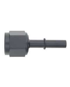 DeatschWerks 8AN Female Flare Swivel to 5/16in Male EFI Quick Disconnect - Anodized Matte Black - 6-02-0132-B