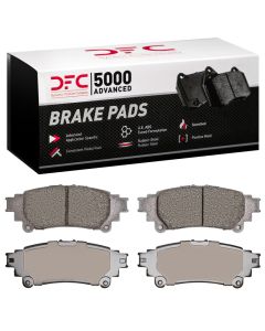 DFC 13-20 Lexus IS250 Rear 5000 Advanced Ceramic Brake Pads - 1551-1391-10