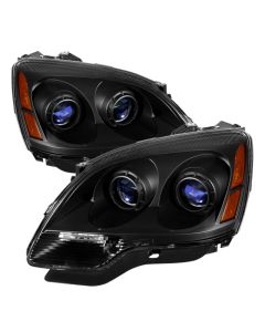 xTune GMC Acadia 2007-2013 Crystal Headlights Black HD-JH-GAC07-AM-BK - 9025464