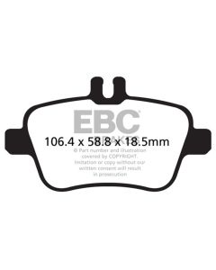 EBC 13+ Mercedes-Benz CLA250 2.0 Turbo Yellowstuff Rear Brake Pads - DP42157R