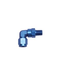 Russell Performance -8 AN 90 Degree Female to Male 1/2in Swivel NPT Fitting - 614028