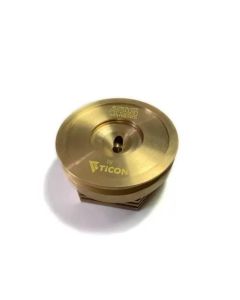 Ticon Industried Tig Aesthetics 3" Universal Vband Heat Sink w/ Purge - Tellurium Copper- TICO-903-7