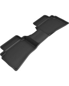 3D MAXpider 20-21 Hyundai Venue Kagu 2nd Row Floormats - Black - L1HY10221509