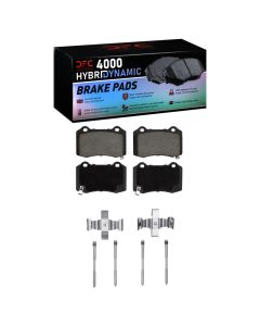DFC 18-25 Dodge Durango Rear 4000 HybriDynamic Brake Pads and Hardware Kit - 4000-1053-03