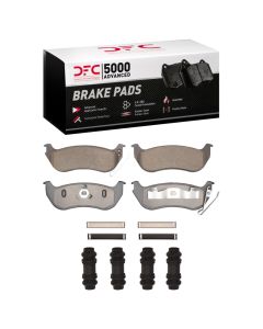 DFC 03-10 Ford Explorer Sport Trac Rear 5000 Advanced Ceramic Brake Pads and Hardware Kit - 1551-0964-01