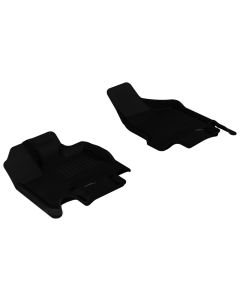 3D MAXpider 2008-2019 Dodge Grand Caravan Kagu 1st Row Floormat - Black - L1DG01611509