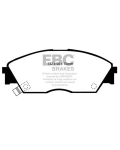 EBC 90-92 Honda Civic CRX 1.6 Si Ultimax2 Front Brake Pads - UD373
