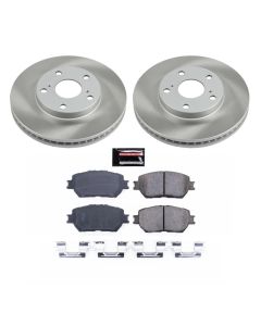 Power Stop 02-06 Toyota Camry Front Semi-Coated Rotor Kit - SC1064