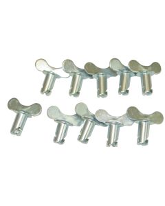 Moroso Quick Fastener - Butterfly Head - 5/16in x .500in - Steel - 10 Pack - 71278