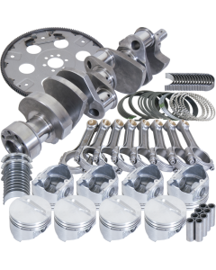 Eagle Chevy LT1350 1Pc 3.750in Crank 5.700in I-Beam Rods 4.060in Pistons 168 Tooth FP Blncd Assembly - B13555L06068