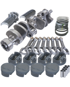Eagle Chevy LT1350 1Pc 3.750in Crank 6.000in I-Beam Rods -16cc 4.030in Pistons Rotating Assembly - 13552L030