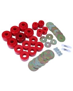 ES Body Mounts - Red - ENER-8.4114R