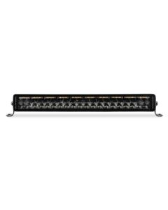 Go Rhino Xplor Blackout Combo Series Dbl Row LED Light Bar w/Amber (Side/Track Mount) 21.5in. - Blk - 752002112CDS