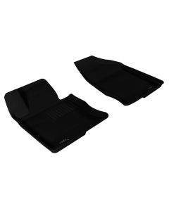 3D MAXpider 2012-2017 Hyundai Azera Kagu 1st Row Floormat - Black - L1HY02611509