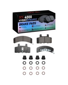 DFC 88-91 Chevrolet K1500 Front 4000 HybriDynamic Brake Pads and Hardware Kit - 4000-0368-01