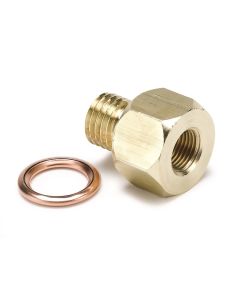 AutoMeter M12x1.5 to 1/8 NPTF Brass Adapter