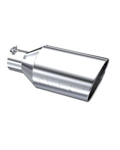 MBRP T304 Stainless Steel 8" O.D. Rolled End 4" Inlet 18" Length Exhaust Tip - T5128