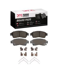 DFC 92-03 Geo Prizm Front 5000 Advanced Ceramic Brake Pads and Hardware Kit - 1551-0562-02