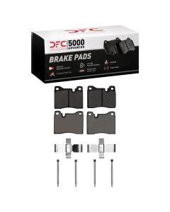 DFC 76-86 BMW 630CSi Front 5000 Advanced Low Metallic Brake Pads and Hardware Kit - 1551-0163-01