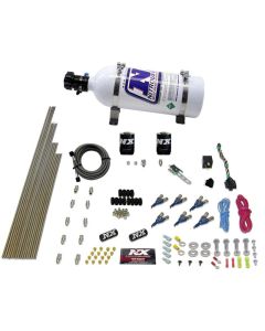 Nitrous Express 6 Cyl Gas Nitrous Kit (150-375HP) w/5lb Bottle - 80006-05