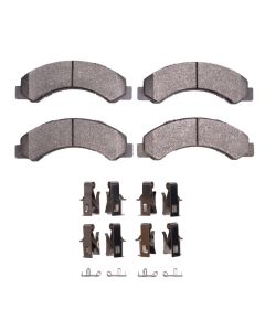 DFC 98-24 Chevrolet W3500 Gas Engine Front/Rear 4000 HybriDynamic Brake Pads and Hardware Kit - 4000-0825-01