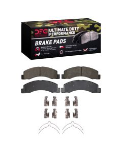 DFC 99-05 Ford F-250 4WD (Super Duty) Front Ultimate Duty Performance Brake Pads and Hardware Kit - 1400-0756-01