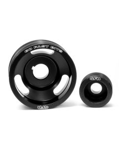 GFB 02-10 WRX/STI 2 Piece Under-Drive Pulley Kit w/ Belts (Crank & Alternator) - 2001