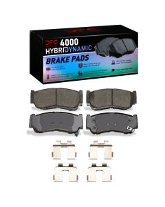 DFC 07-09 Hyundai Santa Fe Rear 4000 HybriDynamic Brake Pads and Hardware Kit - 4000-1297-01
