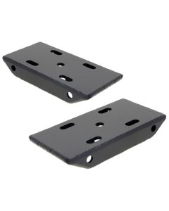 RockJock HD Leaf Spring Plates For Use w/ 2 1/2in Springs Jeep CJ Rear YJ Front or Rear Pair - CE-9031B