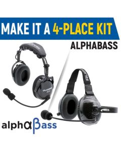 Rugged Radios Rear Seat Expansion Kit w/ Helmet Kits or Headsets /Ultimate Headset - Over the Head - PLUS2-OTU