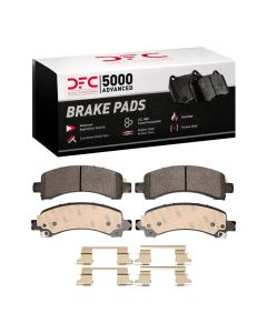 DFC 18-20 Chevrolet Express 2500 Rear 5000 Advanced Semi Metallic Brake Pads and Hardware Kit - 1552-0974-01