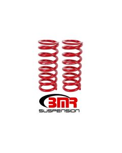 BMR 79-04 Fox Mustang Front Lowering Springs - Red - SP028R