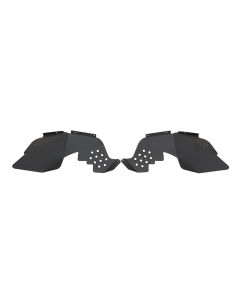 Fishbone Offroad 07-18 Jeep JK Wrangler Front/Rear Inner Fenders -Aluminum - Blk Pwdrcoat (Set Of 4) - FB33007