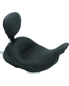 Mustang 08-21 Harley Electra Glide Std,Rd Glide,Rd King,Str Glide Lowdow Touring Solo Seat - Black - 79910
