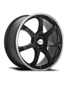 Maxxim Knight 15x6.5 10x100/114.3 ET38 Gloss Black Lip Polish - KN56T04385