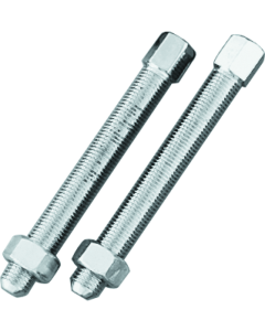 Chrome Axle Adjusters for Big Twin - Bikers Choice