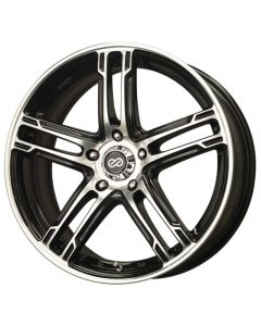 Enkei FD-05 15x7 5X114.3 38mm Offset 72.62 Bore Dia Black Machined Wheel - 434-570-6538BKM