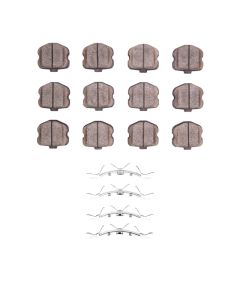 DFC 06-13 Chevrolet Corvette Front Active Performance Pads and Hardware Kit - 1115-1185-01