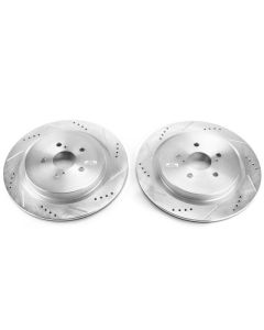 Power Stop 16-19 Lexus RX350 Rear Evolution Drilled & Slotted Rotors - Pair - JBR1737XPR