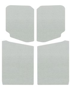 DEI 18-23 Jeep Wrangler JL 2-Door Boom Mat Headliner - 5 Piece - White - 50190