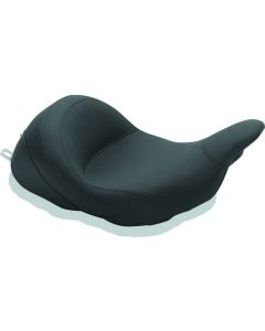 Mustang 08-21 Harley Electra Glide Std, Rd Glide, Rd King, Str Glide Lowdown Solo Seat - Black - 76078