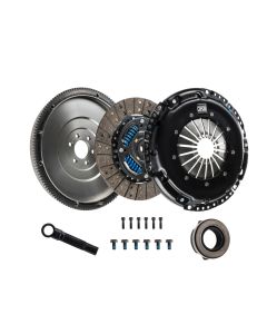 DKM Clutch VW GLI 1.8T 6-Spd Sprung Organic MB Clutch Kit w/Steel Flywheel (440 ft/lbs Torque) - MB-004-040