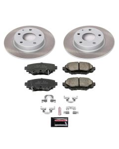 Power Stop 14-16 Mazda 3 Rear Semi-Coated Rotor Kit - SC6963