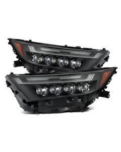 AlphaRex 19-23 Toyota RAV4 (High Trim) NOVA LED Projector Headlights Black - 880870