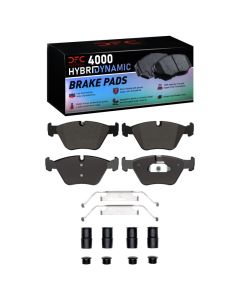 DFC 01-10 BMW M3 Front 4000 HybriDynamic Brake Pads and Hardware Kit - 4000-0946-01