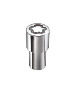 McGard Wheel Lock Nut Set - 4pk. (Long Shank Seat) M12X1.5 / 13/16 Hex / 1.75in. Length - Chrome - 22158